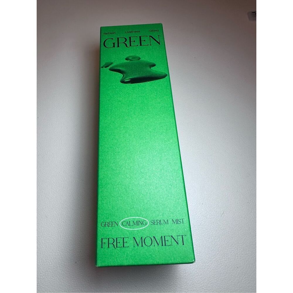 Free Moment Green Calming Serum Mist  Korean Vegan Skin Care 3.38 fl.oz